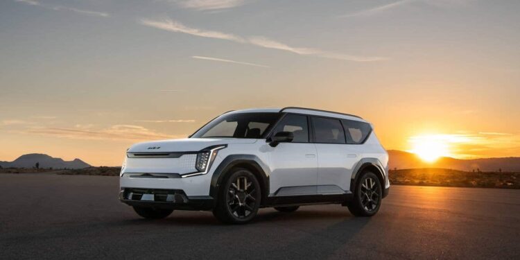 Kia EV9 Nightfall Edition: Чёрный пакет с прибавкой в крутящем моменте