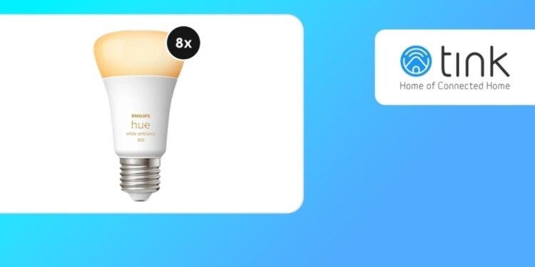 Acht Philips-Hue-Lampen zum Knallerpreis für unter 100 Euro