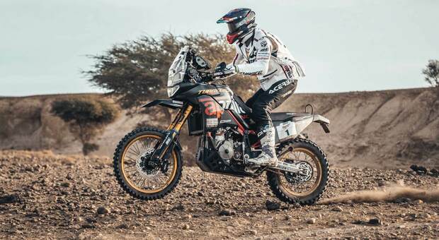 Авария на ралли-марафоне: пилот Aprilia Jacopo Cerutti получил множественные переломы