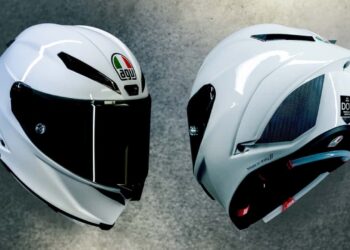 Чистый карбон и белая основа: шлем AGV Pista GP RR добрался до Северной Америки