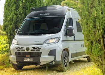 Etrusco CV 640 PB+ (2026): Кемпер с электрической кроватью и огромным гаражом