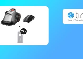 Eufy E18 в комплекте: робот-газонокосилка с гаражом и запасными лезвиями по сниженной цене
