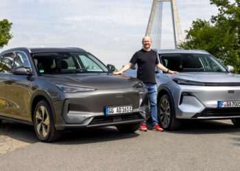 Geely выходит в Германию с двумя SUV — электрическим E5 и гибридом Starray