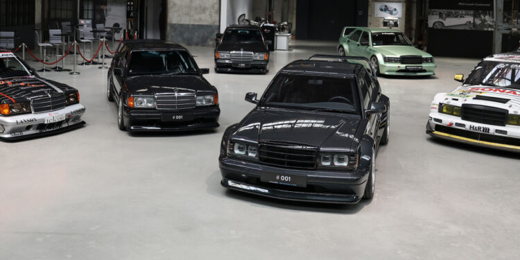 HWA Evo #001 и Mercedes 190 Evo II #001 встретились