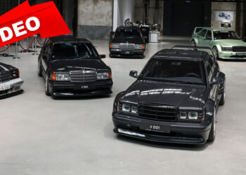 HWA Evo #001 и Mercedes 190 Evo II #001 встретились в одном гараже