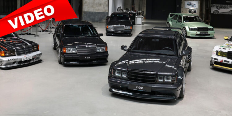 HWA Evo #001 и Mercedes 190 Evo II #001 встретились в одном гараже
