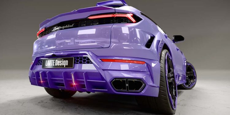 Larte Design превратил Lamborghini Urus в «тихого» убийцу — сиреневый карбон, никакой пошлости