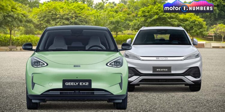 M1 Numbers: Geely обходит BYD — мировой рейтинг автопроизводителей меняется