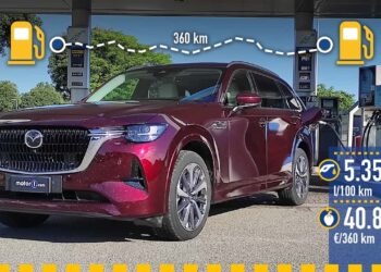 Mazda CX-80 2.5L PHEV: Реальный расход топлива семиместного гибрида