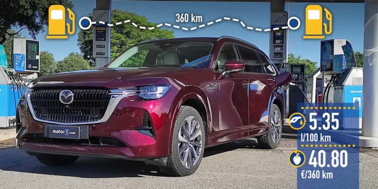 Mazda CX-80 2.5L PHEV: Реальный расход топлива семиместного гибрида