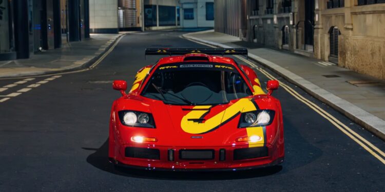 McLaren F1 GTR «Pop Art» уйдёт с молотка минимум за $35 млн