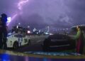 Молния остановила гонку NASCAR Cup в Атланте