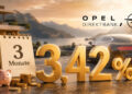 Opel Direktbank поднял ставку для новых клиентов: 3,42% годовых на три месяца
