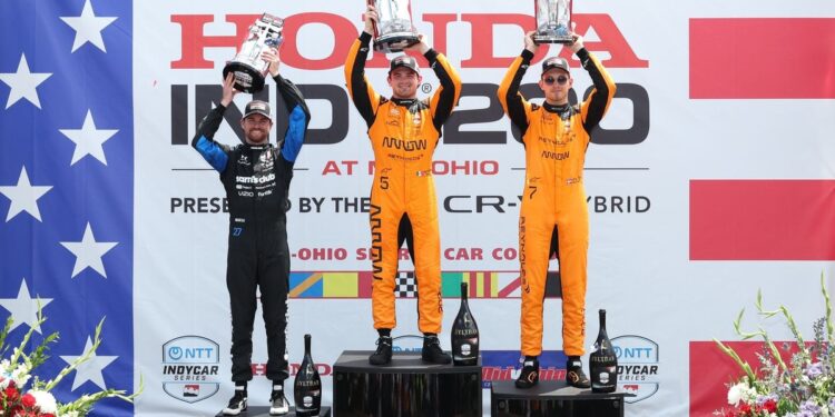 Пато О’Уорд принёс Arrow McLaren первую в истории победную дуэль в IndyCar