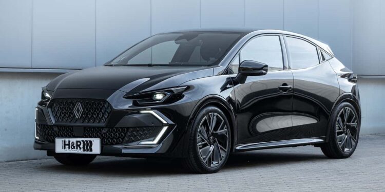 Renault Clio VI Full Hybrid E-Tech 160 mit H&R-Tieferlegungsfedern