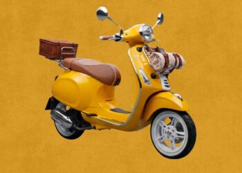 Vespa выпустила лимитированную серию скутеров, посвящённую… мёду. Такой коллаборации вы точно не ждали.