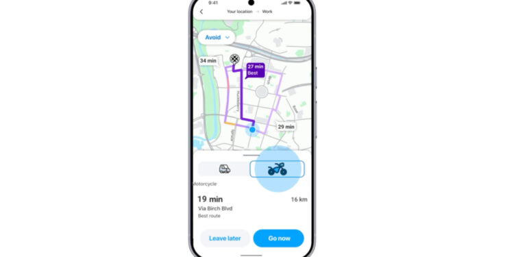 Waze стал интереснее для мотоциклистов