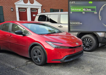 161 000 километров с начала года — и это не специальная техника, а обычный **Toyota Prius**. За один месяц он проезжает больше, чем иные автомобили проходят за целый год. Цифра