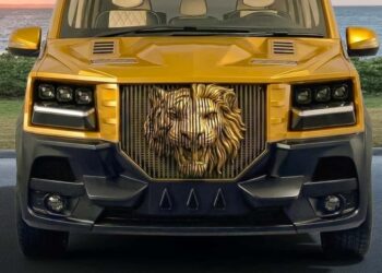 Dartz прокачал Mercedes V-Klasse: золото и хищник