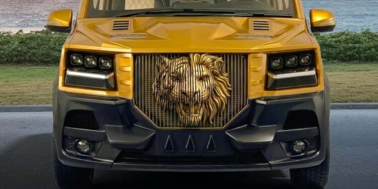 Dartz прокачал Mercedes V-Klasse: золото и хищник