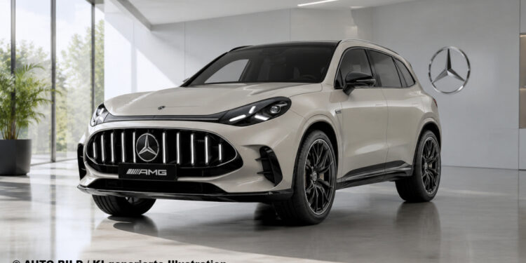 Электрический SUV от Mercedes-AMG: тизеры и первые рендеры