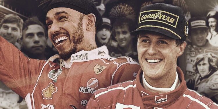 Хэмилтон и Шумахер разделили первое место в рейтинге F1