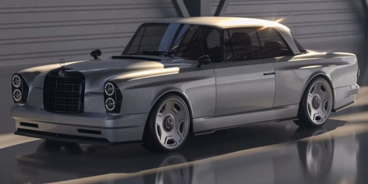 Mercedes W111: под ретро-кузовом — AMG C63 S с V8