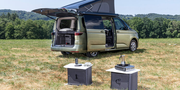 Надувная кухня и спальня для VW California Beach