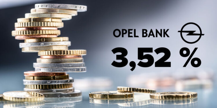 Opel Direktbank повысил ставку до 3,52% для новых клиентов