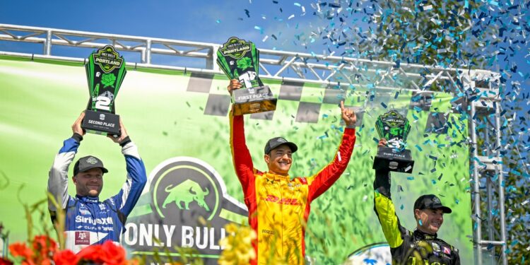 Палоу выиграл гонку IndyCar в Портленде, Розенквист — второй