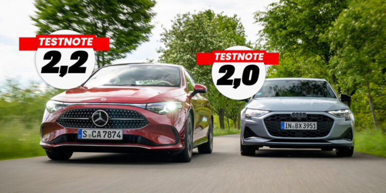 Premium-Duell: Der neue Mercedes CLA fordert den Audi A3 heraus